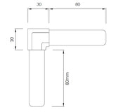 NANORAIL  25X21MM,90 Degrees JOINER 316 STAINLESS STEEL